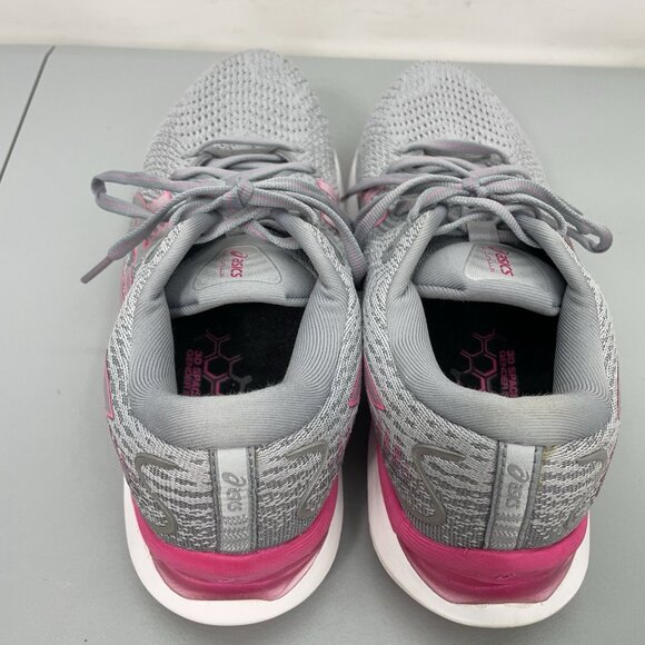 Asics Gel Cumulus 24 Sneakers Shoes Running Training Gray Pink Womens 8 - Picture 8 of 13
